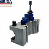 🔧 BLUEFOX TOOLS EB20100 E5 German Type Quick Change Tool Post Holder – Boring, Turning & Facing Tool Holder, 20mm Capacity