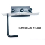🔧 BLUEFOX TOOLS 10mm Lathe Parting Tool Holder with HSS Cut-Off Blade – Clamp Type | Heavy-Duty