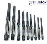 🔧 BLUEFOX TOOLS 9-Piece Adjustable Hand Reamer Set H4–H12 (A–I) – HSS 15/32" to 1-3/16" (11.9–30.16mm)