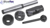 BlueFox Tools Floating Lathe Tailstock Die Holder Set | MT2 Shank | 13/16", 1", 1-5/16" & 1-1/2" Split Die Holders for Precision Thread Cutting