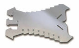 🔧 BLUEFOX TOOLS Stainless Steel Sheet Metal Scriber & Marking Template 140mm – Precision Measuring Tool