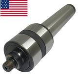 Threaded Revolving Live Center MT3 Morse Taper | 14×1mm Threaded Nose | Ball Bearing Tailstock Center for Lathe