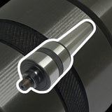 Threaded Revolving Live Center MT4 Morse Taper | 14×1mm Threaded Nose | Ball Bearing Tailstock Center for Lathe