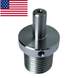 Tailstock Wood Lathe Chuck Adapter | 1/2″ Straight Shank to 1-1/4″ × 8 TPI | Precision Remounting & Alignment Tool