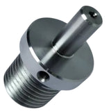 Tailstock Wood Lathe Chuck Adapter | 1/2″ Straight Shank to 1-1/4″ × 8 TPI | Precision Remounting & Alignment Tool