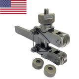 Industrial Knurling Tool with 4 Wheels – Wheel Type Clamp Knurling Tool for Engineering Lathes