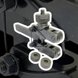 Industrial Knurling Tool with 4 Wheels – Wheel Type Clamp Knurling Tool for Engineering Lathes