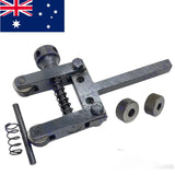 Spring Loaded Clamp Type Knurling Tool – 2" Capacity | 10mm Shank | Includes 2 Spare Knurls