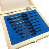 Adjustable Hand Reamer Set – 7 Pcs (Sizes 8/A to 2/A) | HSS M2 Blades | Wooden Case