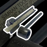 Parting Tool Holder with 5/16″ HSS Parting Blade – 3/8″ Center Height Lathe Cut-Off Tool Set