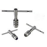 T-Handle Tap Wrench Set – 3 PCS (1/16″ to 1/2″ / 1–13 mm) for Taps & Reamers
