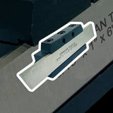 Parting Tool Holder & Blade 16mm Shank Clamp Type Cut-Off Tool Holder with 3/16" x 1" x 6" HSS Parting Blade