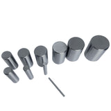 10pc Disc Cutter Set 3-31mm Round Punches for Sheet Metal | High Carbon Steel Circular Disc Cutting Tool
