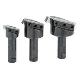 Fly Cutter Set 1/2" Shank – 3 Pc Milling Fly Cutter Kit with 3/16", 1/4" & 5/16" HSS Cutters + Key