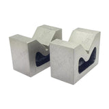 Bluefox 2" Precision Ground Vee Blocks (Pair) – 50×38×27mm for Up to 40mm Round