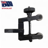 50mm Scissor Type Spring-Loaded Knurling Tool – 2 Wheel, 0–2" Capacity, 3/8" Shank | Bluefox Tools