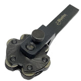 🔩 6 Head Swivel Knurling Tool Holder | Fine, Medium & Coarse Knurls Included | Rotating Head Lathe Knurling Tool | 5" Shank | Bluefox Tools