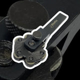 🔩 6 Head Swivel Knurling Tool Holder | Fine, Medium & Coarse Knurls Included | Rotating Head Lathe Knurling Tool | 5" Shank | Bluefox Tools