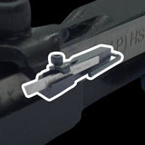 Set of 3 Mini Parting Tool Holders with HSS Blades (6mm, 8mm & 10mm) for Unimat, Emco & Mini Lathes | Cut Off Tool Set