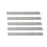 Set of 5 HSS Spare Parting Blades 1.5 x 5.5 x 63mm for Mini Lathe Parting Tool Holders | Fits 6mm, 8mm & 10mm Holders
