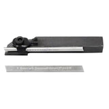 8mm Mini Parting Tool Holder with 6 M2 HSS Blades & Allen Key for Mini Lathe | Cut Off Tool Holder 8x8mm