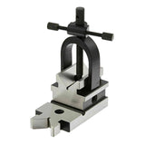 Universal All-Angle V-Block & Clamp Set | Precision Toolmaker's Vee Block for Grinding, Milling & Drilling | Hardened Tool Steel