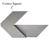 3" Center Square Center Finder Gauge | Machinist Centering Tool for Round & Square Stock | Max 75mm Diameter