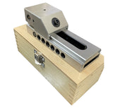 BlueFox Tools 3" Screwless Pin Type Precision Grinding Vice | Hardened Tool Steel Machine Vise | 100mm Jaw Opening for Grinding, Milling & Inspection