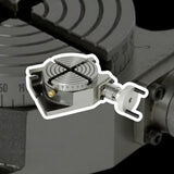 BlueFox Tools 3" (80mm) Horizontal & Vertical Rotary Table | 4-Slot Precision Milling Machine Rotary Table | 36:1 Gear Ratio