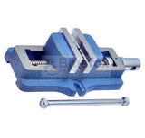 Blue Fox Tools 4" (100mm) Self Centering Machine Vice | Precision Milling & Drilling Vise | Hardened V-Groove Jaws | Low Profile Cast Iron