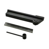 BLUEFOX 3/8" x 7/8" x 5" Lathe Cut-Off Parting Tool Holder with 3/32" HSS Blade | Precision Lathe Parting Tool Set