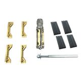 BLUEFOX Engine Cylinder Hone Kit 34–60mm | Adjustable Cylinder Honing Tool with 120, 180, 220 & 320 Grit Honing Stones | Professional Bore Honing Machine