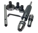 MT1 Lathe Tailstock Tap & Die Holder Set 8 Piece | Sliding Floating Tapping Kit | Morse Taper 1 Threading Tool for Metal Lathe, Tap Chucks & Die Holders