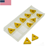 🔧 TNMG332 TNMG160408-TM T9125 Carbide Inserts 10 Pcs – Turning Inserts for Steel & Stainless Steel
