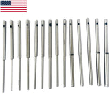 🔧 Sioux Valve Seat Grinder Pilots Set – 14 Pcs Hardened Straight Grinding Pilots