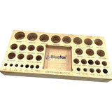 💎 BLUEFOX TOOLS 36-Piece Jewellery Dapping & Doming Block Set | Hardened Steel Punches 3.5–25mm