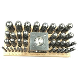 💎 BLUEFOX TOOLS 36-Piece Jewellery Dapping & Doming Block Set | Hardened Steel Punches 3.5–25mm