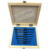 🔧 BLUEFOX TOOLS 7pc Adjustable Hand Reamer Set HV-H3 1/4"–15/32" Carbon Steel with Wooden Box