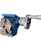 🔧 BLUEFOX TOOLS HV4 4" 110mm Horizontal Vertical Rotary Table MT2 90:1 Worm Gear