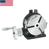 🔧 BLUEFOX TOOLS HV6 6" 150mm Precision Rotary Table 3 Slot Horizontal Vertical MT2 90:1