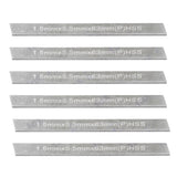 🔧 BLUEFOX TOOLS 8mm Mini Lathe Parting Tool Holder with 6 Pcs M2 HSS Blades – 1.45mm Cut-Off Tool
