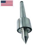 🔧 BLUEFOX TOOLS MT1 Mini Live Centre – Double Bearing Morse Taper 1 Revolving Centre for Mini Lathe