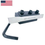 🔧 BLUEFOX TOOLS 10mm Lathe Parting Tool Holder with HSS Cut-Off Blade – Clamp Type | Heavy-Duty