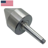 🔧 BLUEFOX TOOLS MT2 Revolving Live Center Bull Nose Pipe Center – 1/2" to 2-1/2" Capacity