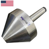 🔧 BLUEFOX TOOLS MT4 Bull Nose Pipe Live Revolving Center – 35mm to 128mm Capacity for Lathe & Milling Machines