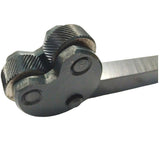 🔧 BLUEFOX TOOLS Pivot Head Knurling Tool Holder – 2 Knurls, 1/2" Shank, 4-1/2" OAL for Lathe
