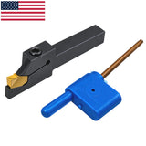 🔧 8mm Mini Lathe Indexable Parting Tool Holder – Right Hand Carbide Cut-Off Tool