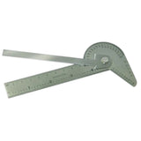 Multi-Purpose Protractor Square Rule Center Finder Divider & Drill Point Gauge | Stainless Steel Engineering Measuring Tool