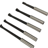 🔧 5PC 8mm Carbide Boring Bar Set – Brazed Carbide Tip Tools for Milling Machine Boring Head