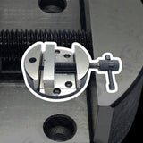 Round Vice 100mm for 4" (100mm) Rotary Milling Table | Cast Iron Rotary Table Vice | Supplied with M6 T-Nuts